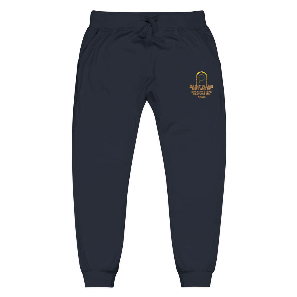 Personalized Luxe Cozy  Prayers in Thread Gold Arch Jogger