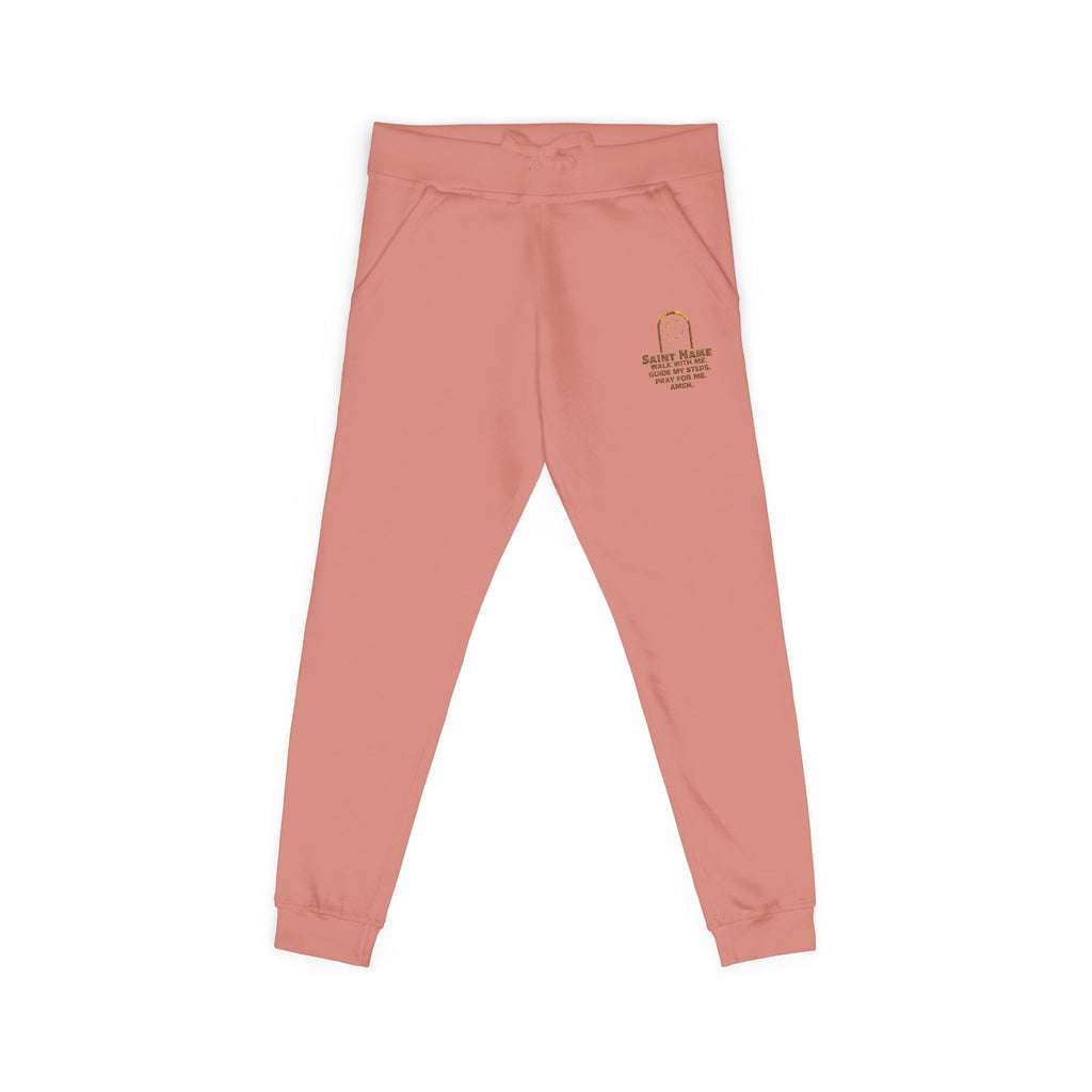 Personalized Luxe Cozy  Prayers in Thread Gold Arch Jogger