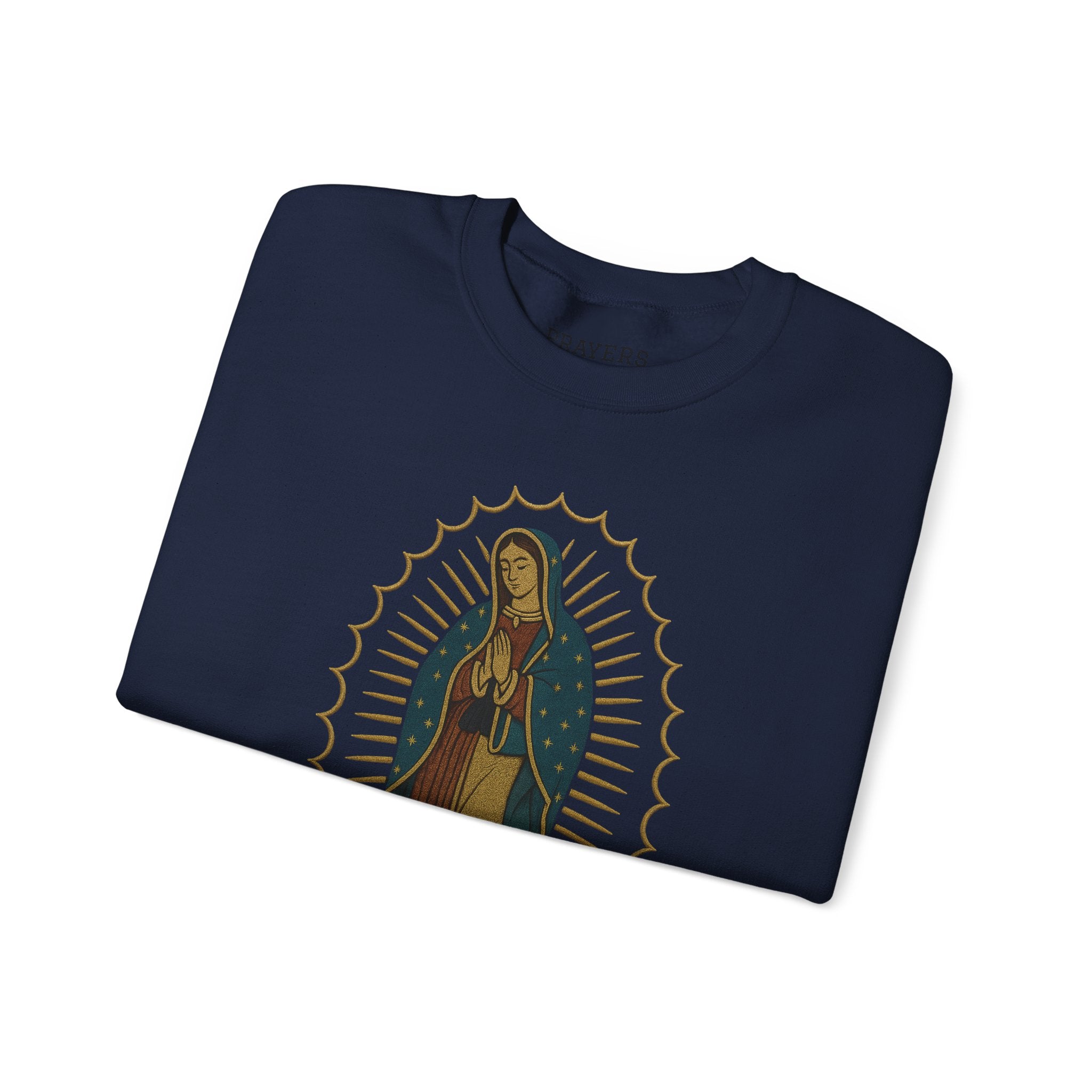 Our Lady of Guadalupe Luxury DTG Printed CrewneckSweatshirt