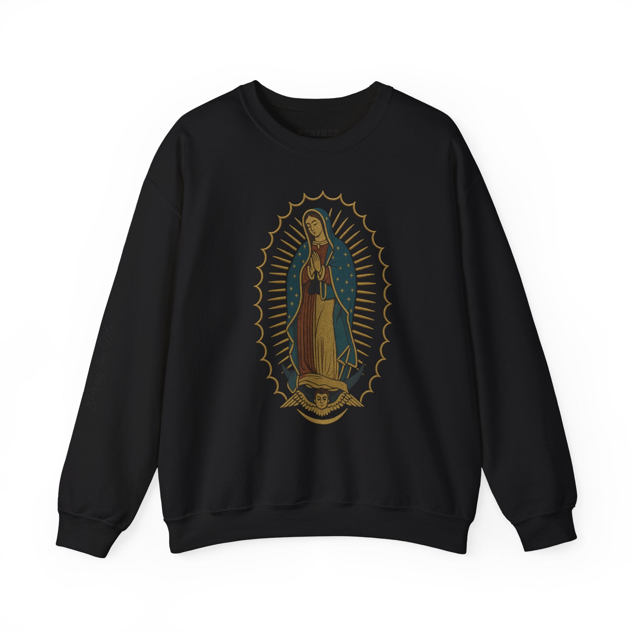 Our Lady of Guadalupe Luxury DTG Printed CrewneckSweatshirt