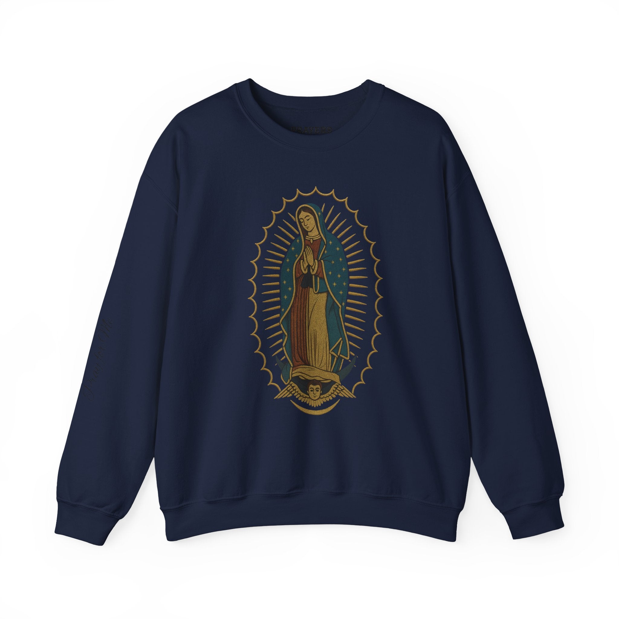 Our Lady of Guadalupe Luxury DTG Printed CrewneckSweatshirt