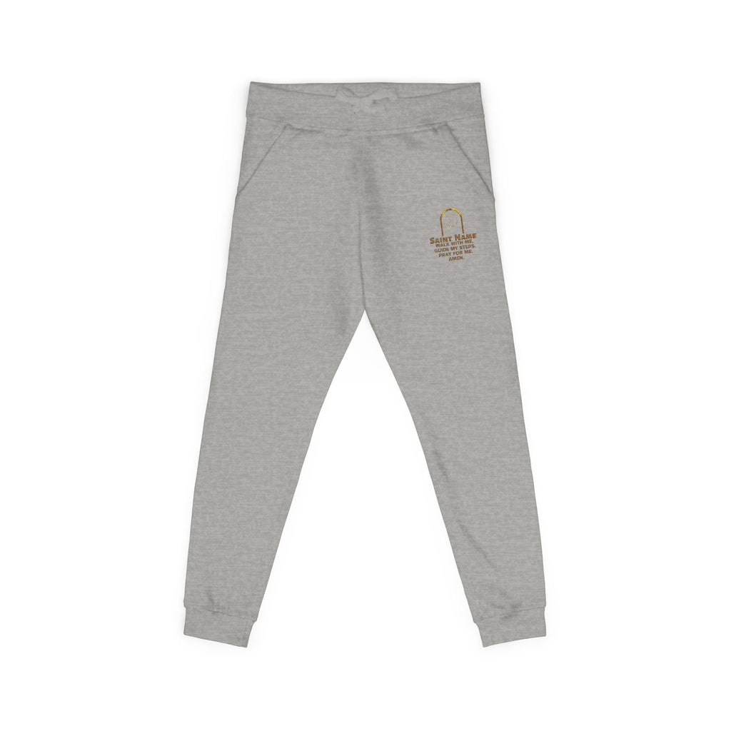 Personalized Luxe Cozy  Prayers in Thread Gold Arch Jogger