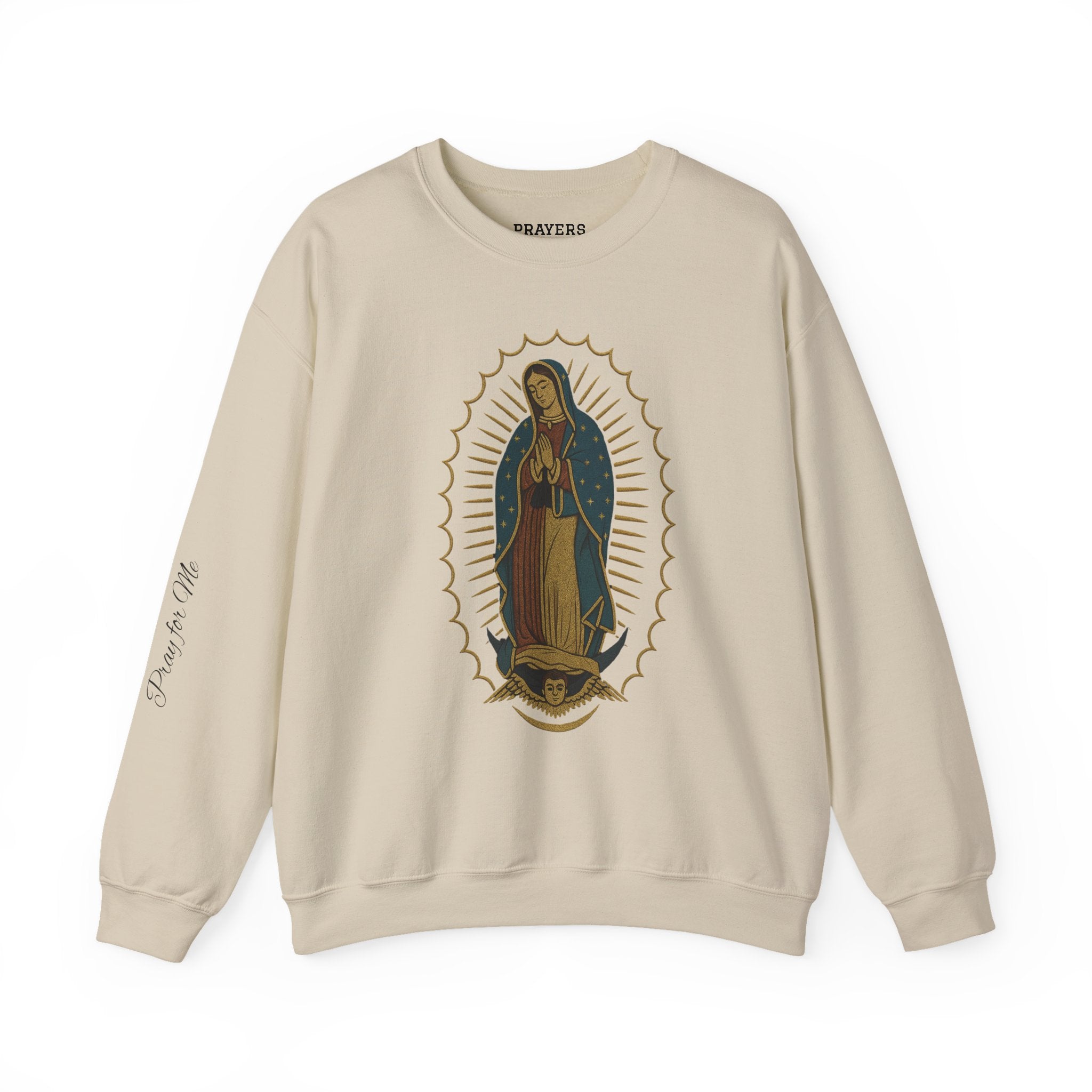 Our Lady of Guadalupe Luxury DTG Printed CrewneckSweatshirt