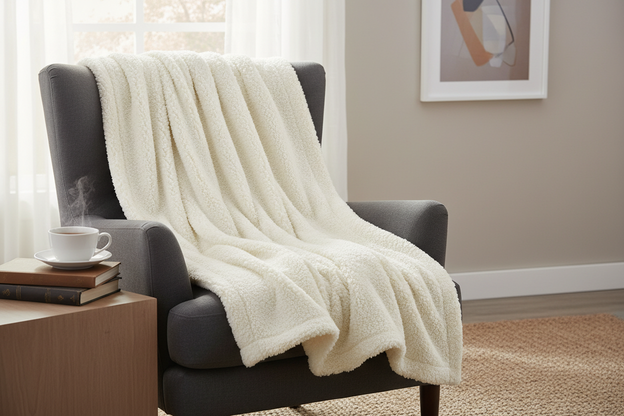 luxury sherpa blanket